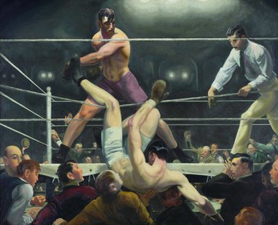 Dempsey and Firpo by George Wesley Bellows